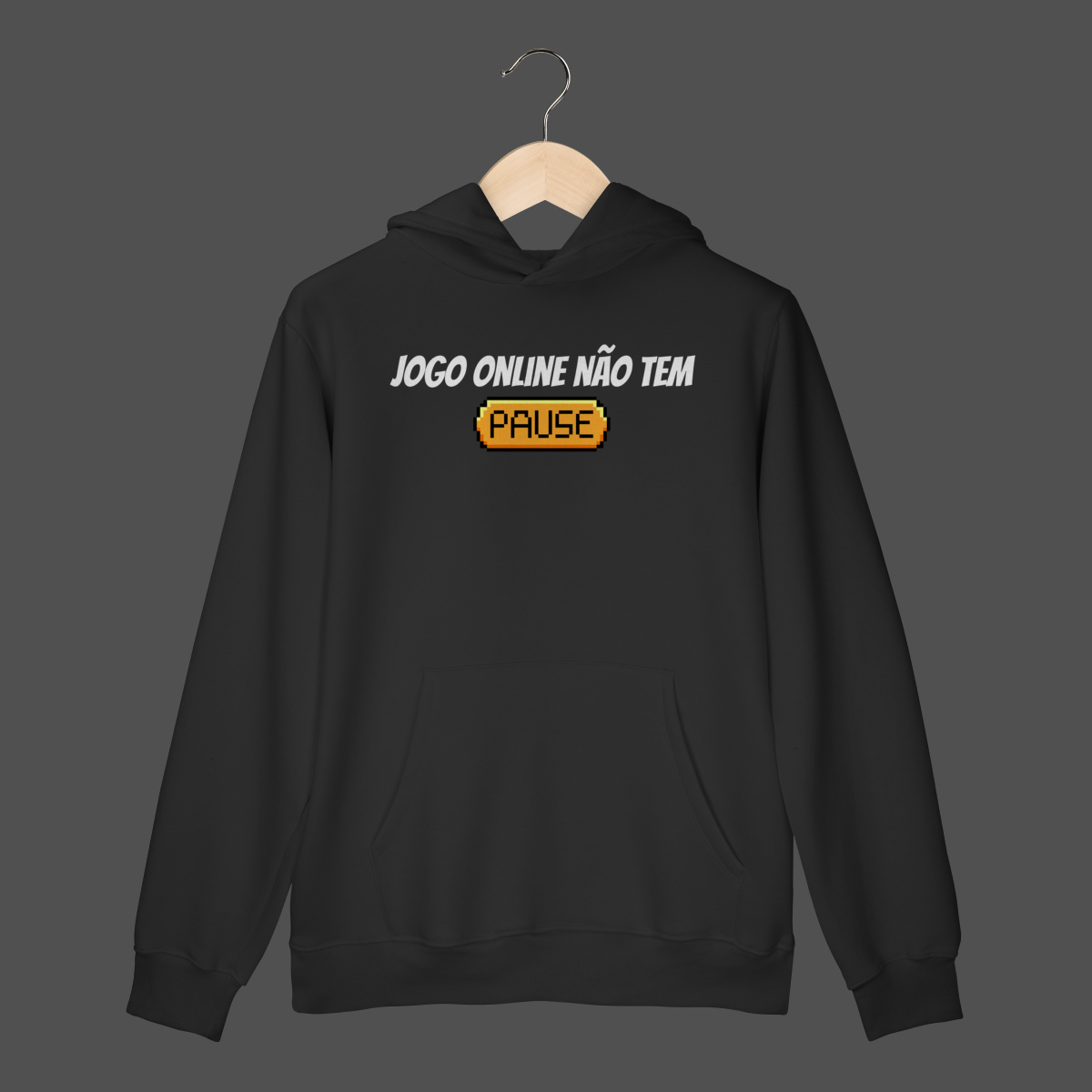 Nome do produto: Moletom Canguru Prime | Jogo online não tem PAUSE