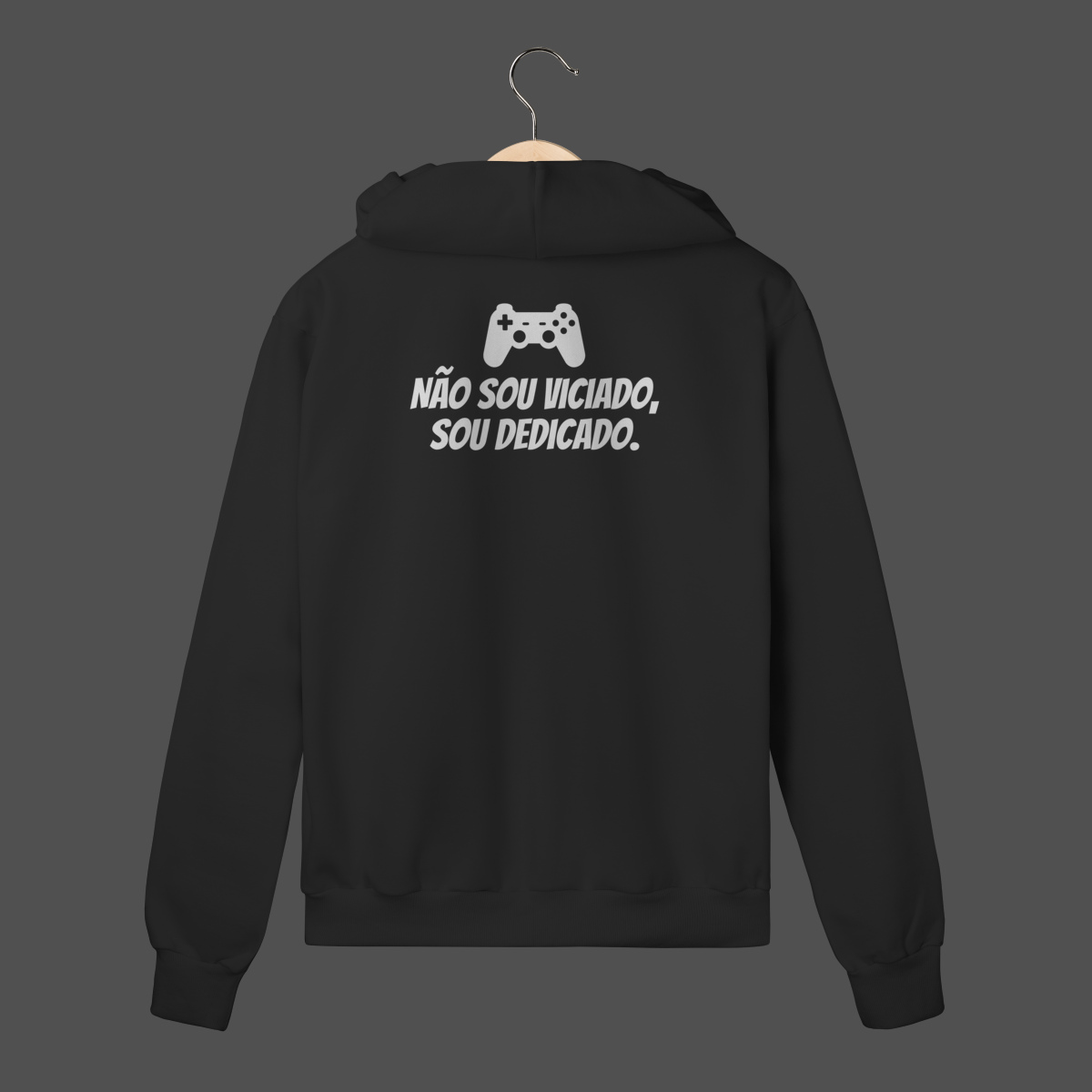 Moletom C/ Zíper Prime | Não sou viciado, sou dedicado.