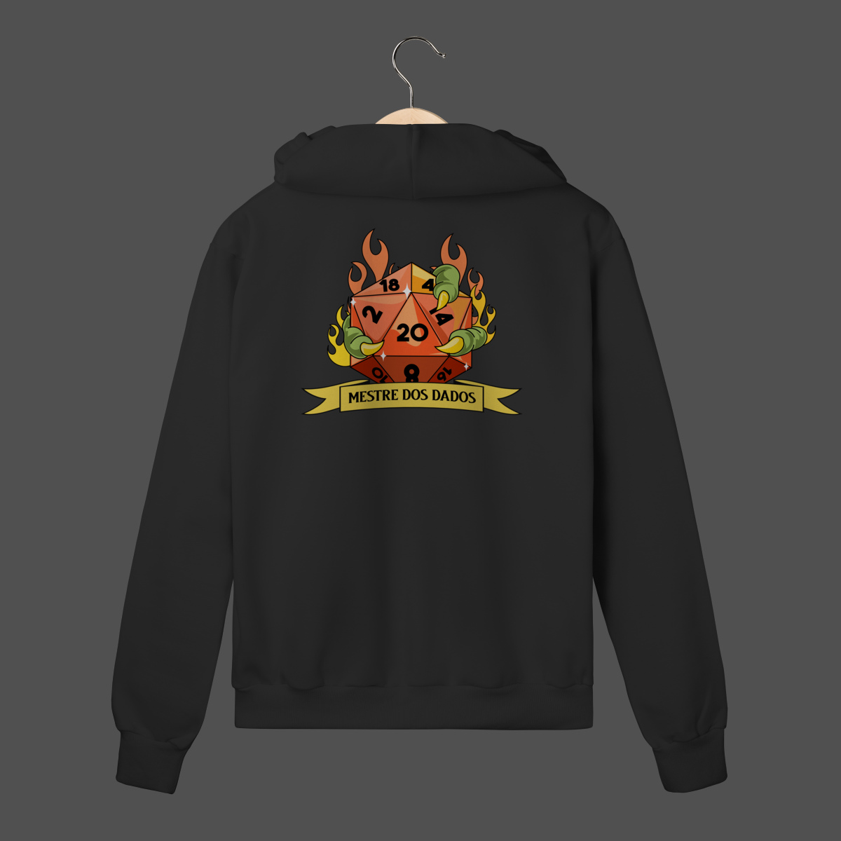 Nome do produto: Moletom C/ Zíper Prime | Mestre dos Dados