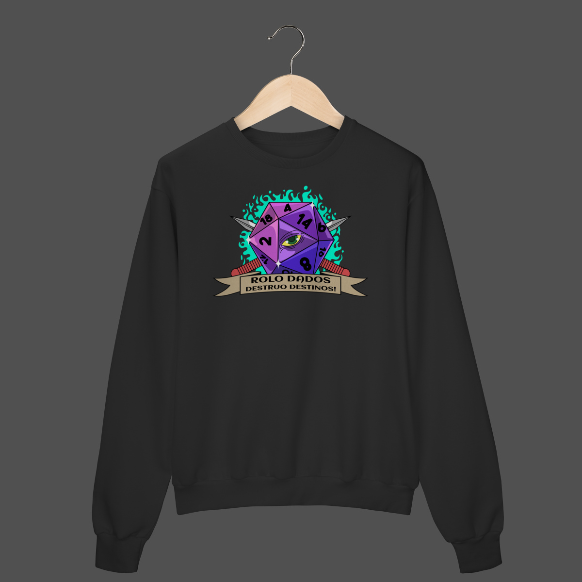 Moletom Fechado Prime | Rolo Dados - Destruo Destinos!