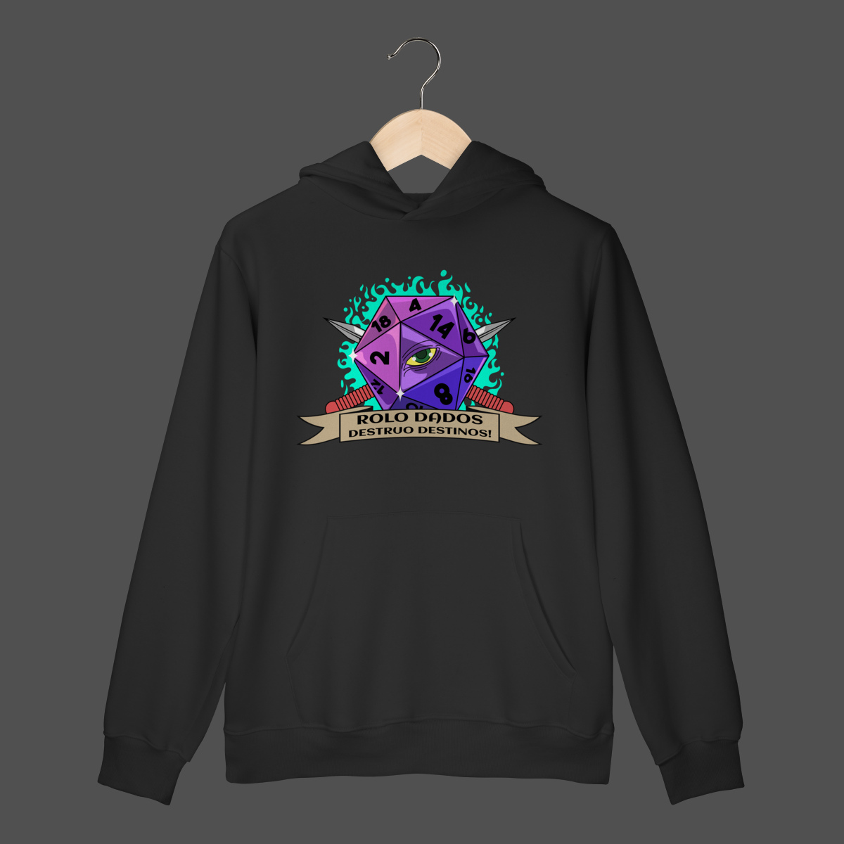 Moletom Canguru Prime | Rolo Dados - Destruo Destinos!