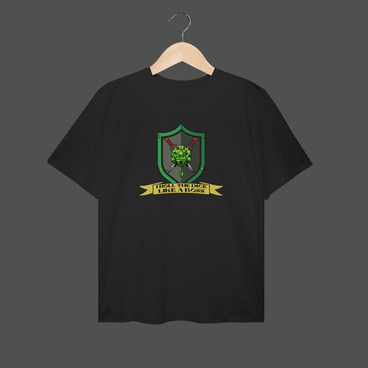 Camiseta Plus Size | I Roll The Dice - Like A Boss