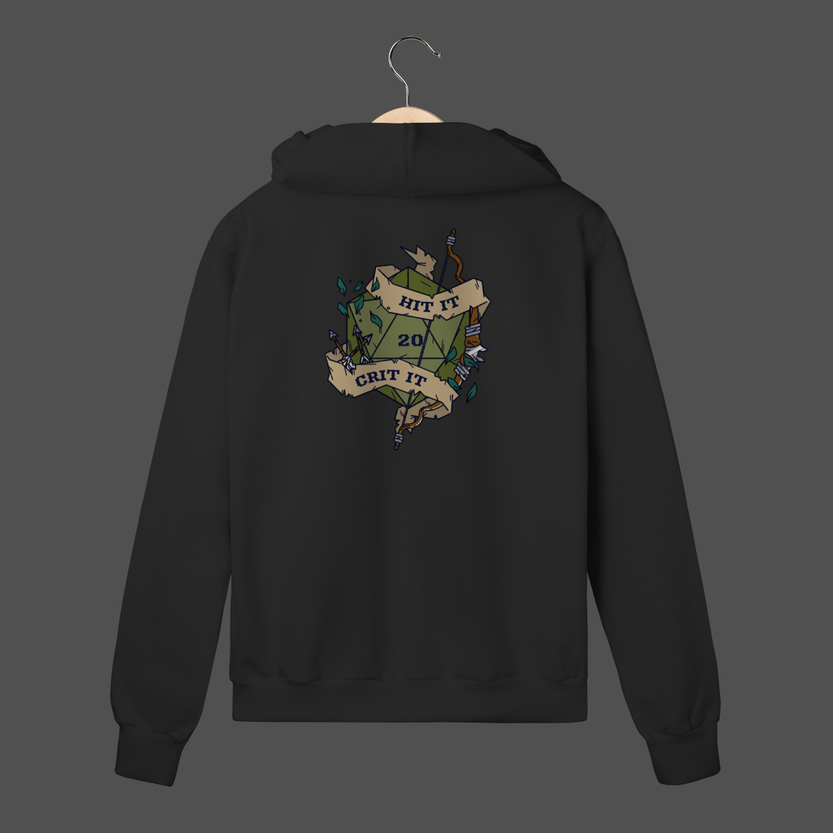 Moletom C/ Zíper Prime | Hit It - Crit It