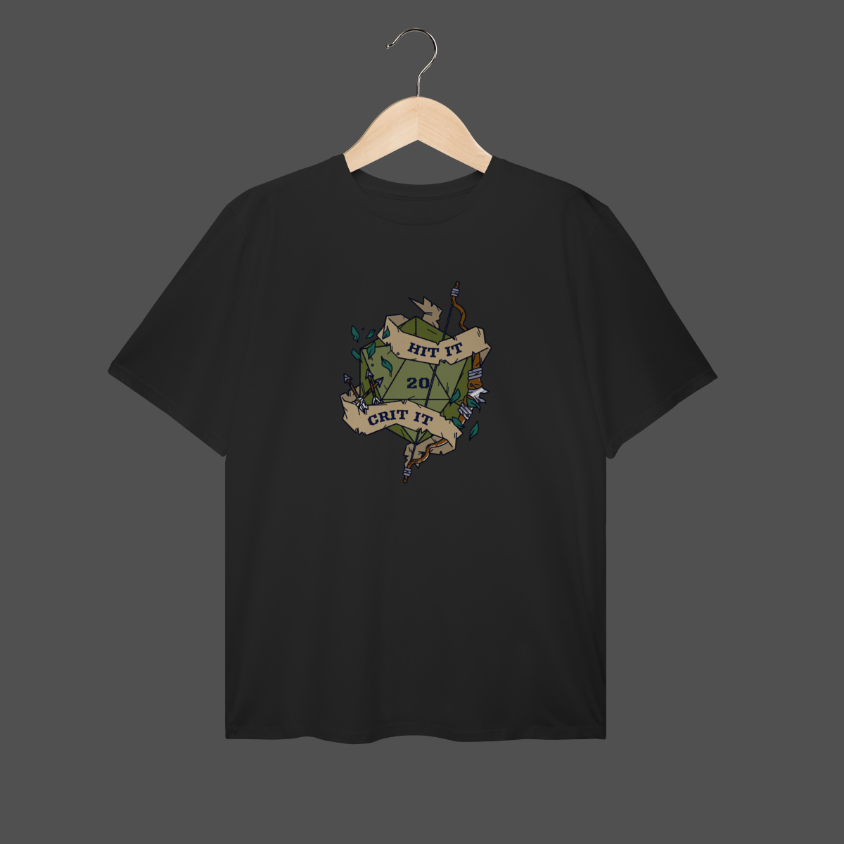 Camiseta Plus Size | Hit It - Crit It