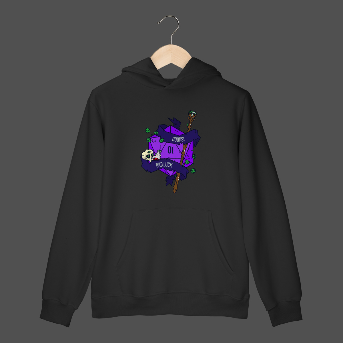 Nome do produto: Moletom Canguru Prime | Ooops! Bad Luck