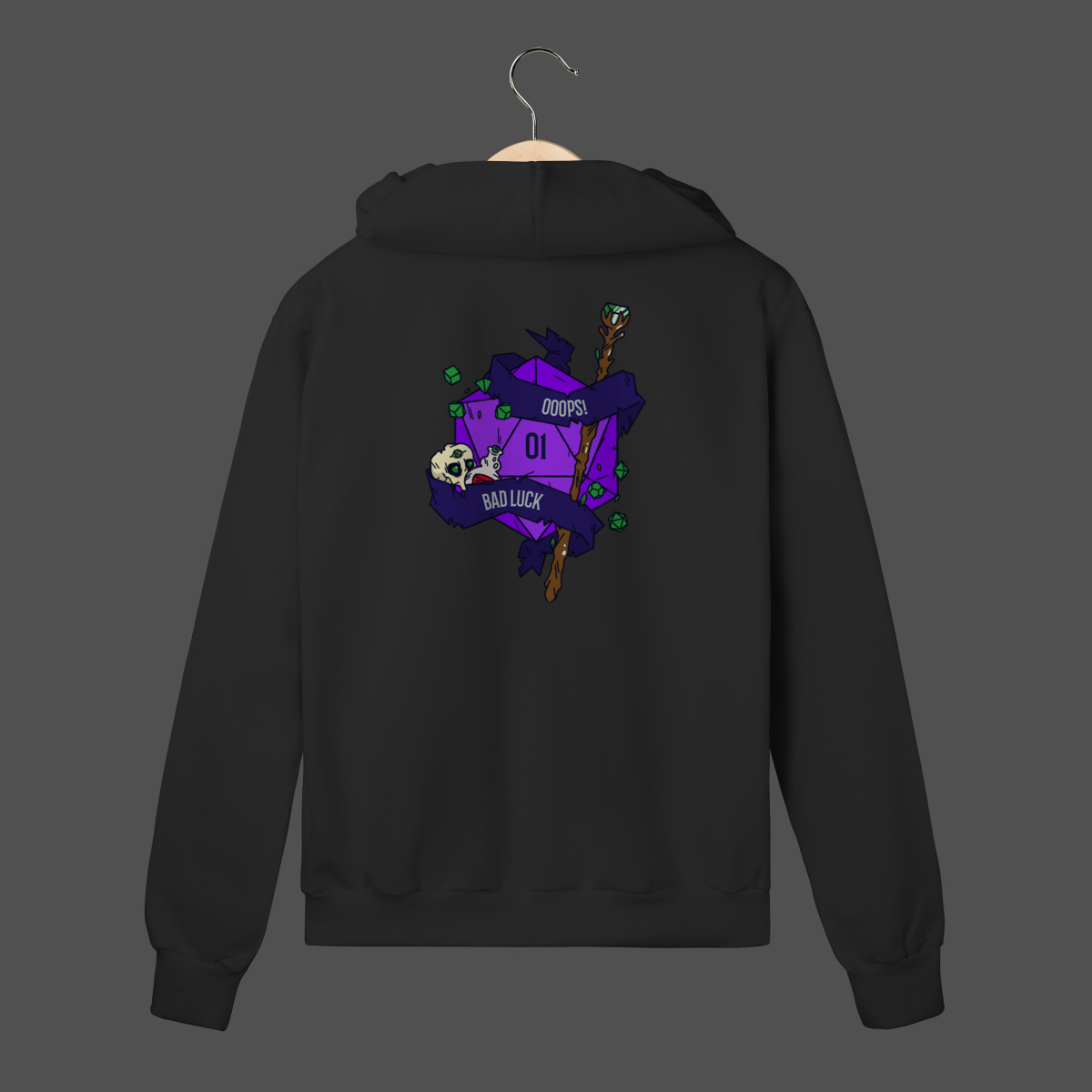 Nome do produto: Moletom C/ Zíper Prime | Ooops! Bad Luck