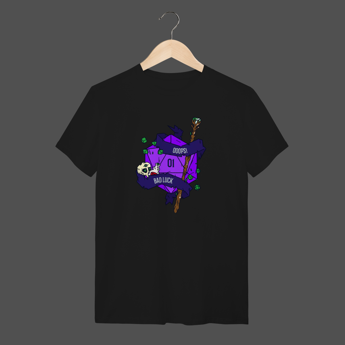 Camiseta Quality | Ooops! Bad Luck