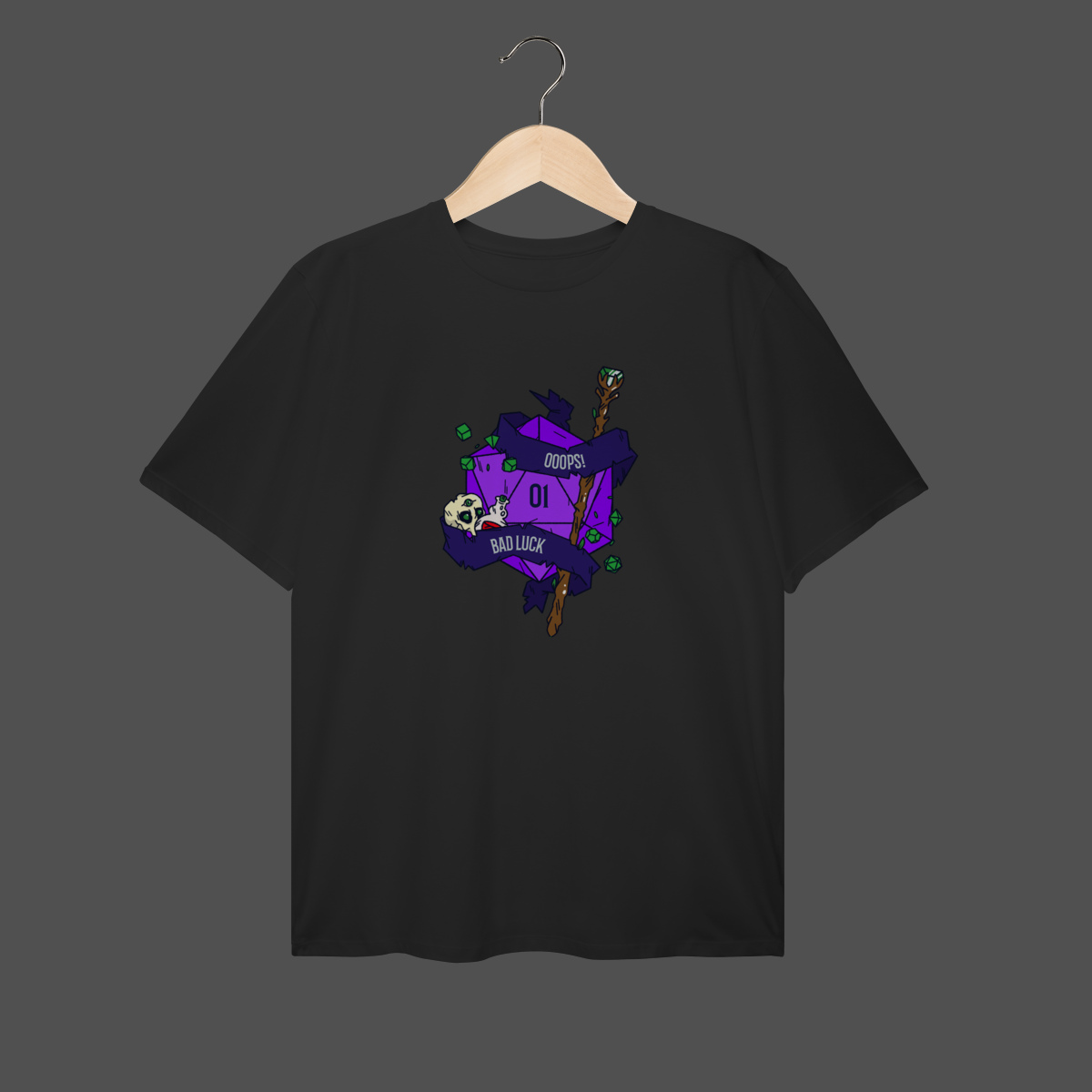 Camiseta Plus Size | Ooops! Bad Luck