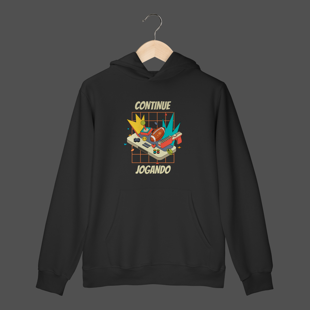 Nome do produto: Moletom Canguru Prime | Continue Jogando