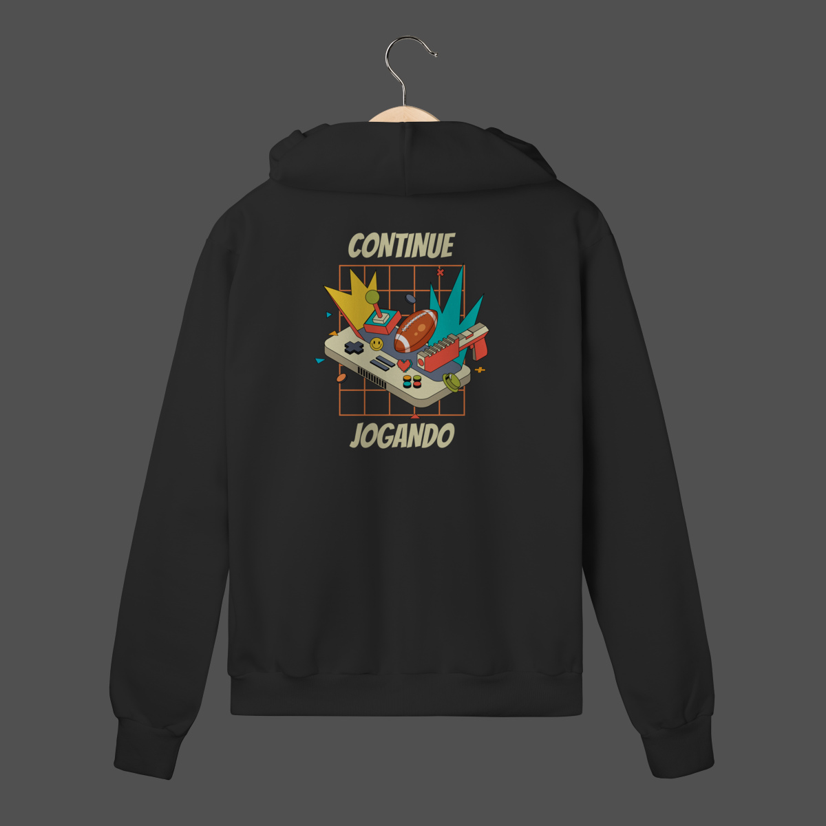 Moletom C/ Zíper Prime | Continue Jogando