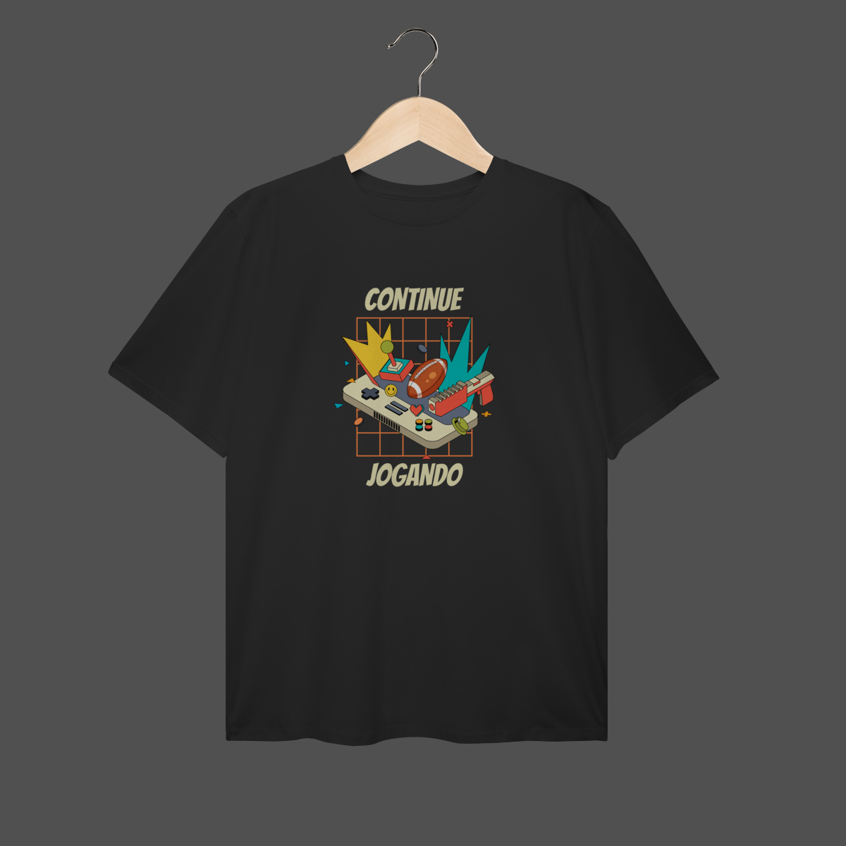Camiseta Plus Size | Continue Jogando