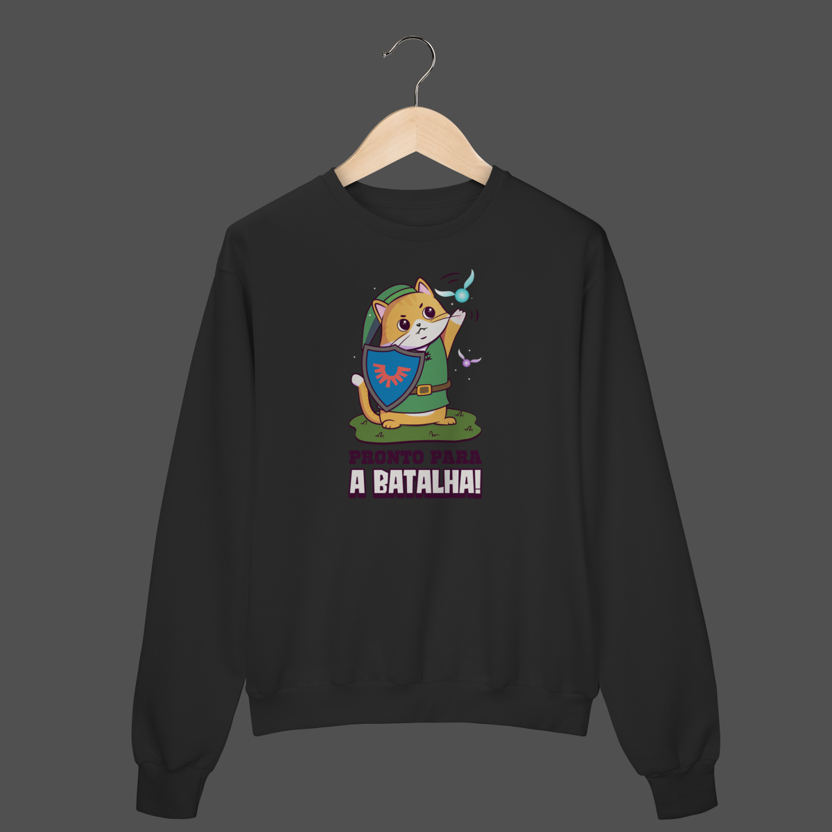 Nome do produto: Moletom Fechado Prime | Pronto Para A Batalha!