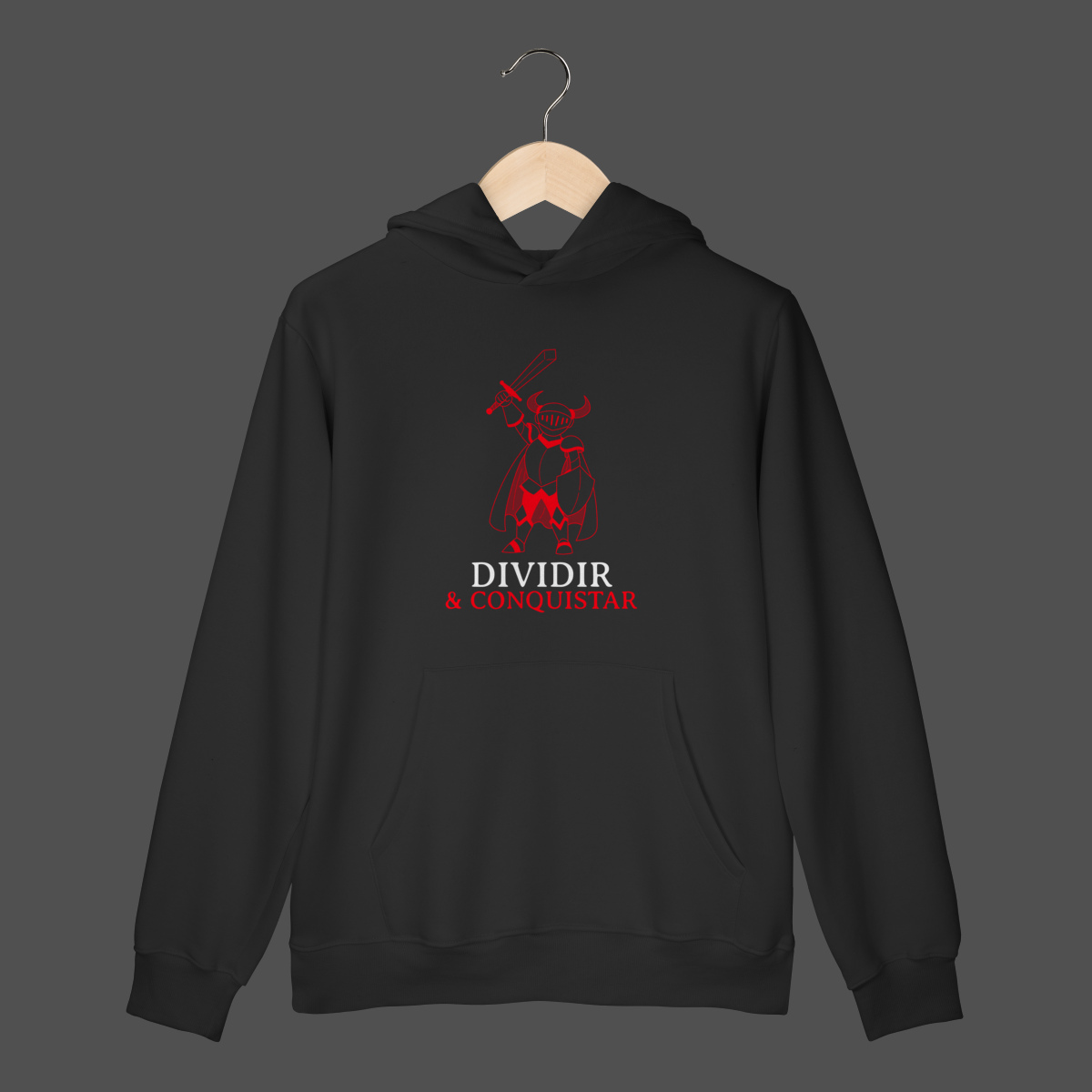 Nome do produto: Moletom Canguru Prime | Dividir & Conquistar