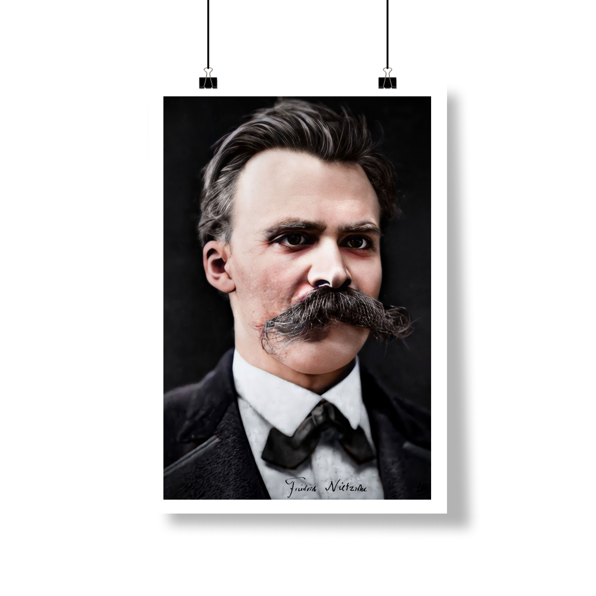 Poster Retrato Colorizado 