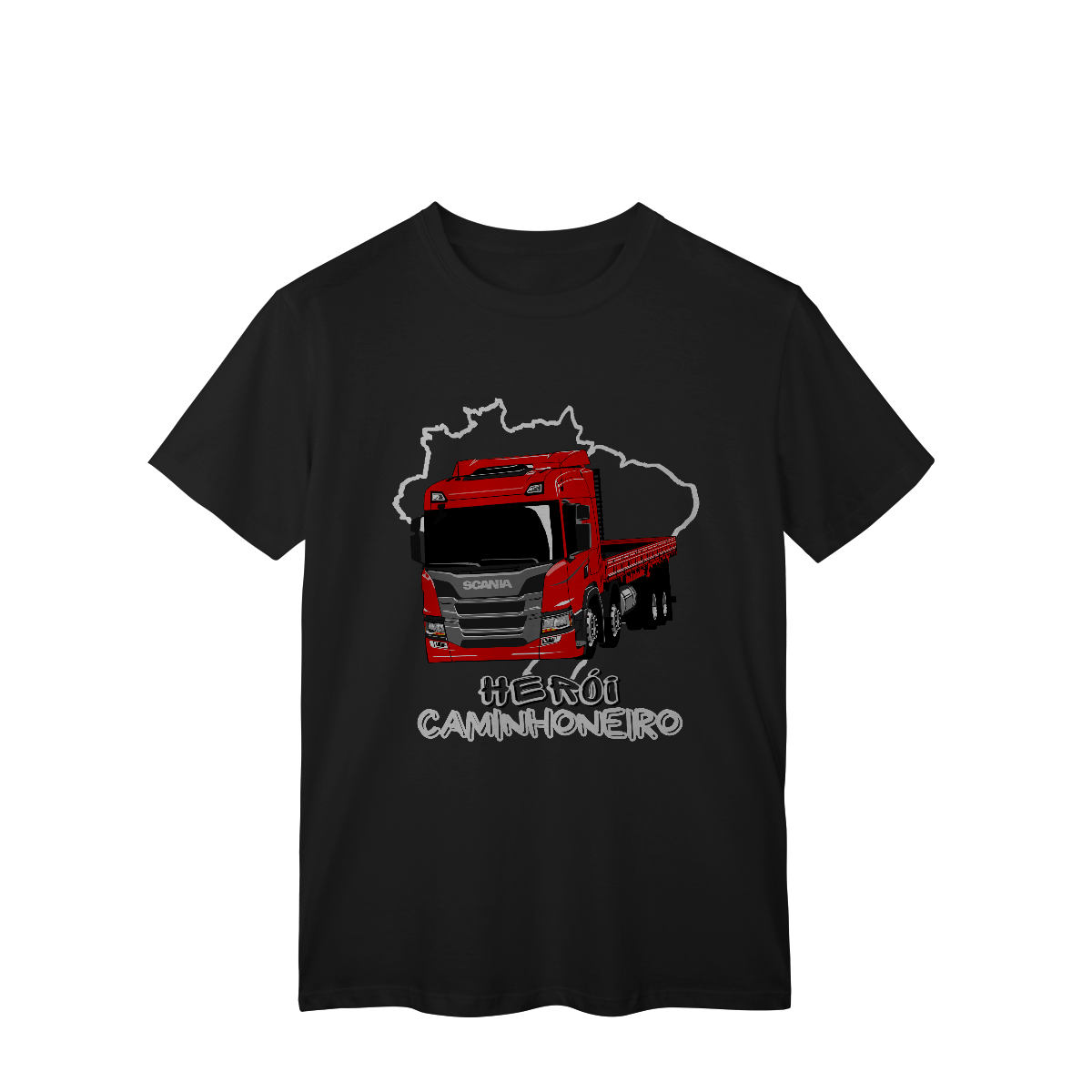 Camiseta Herói Caminhoneiro Scania P
