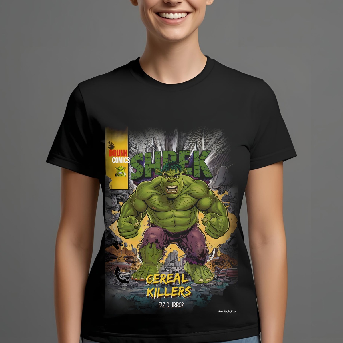 Nome do produto: Camiseta Cereal Killers – Faz o Urro?