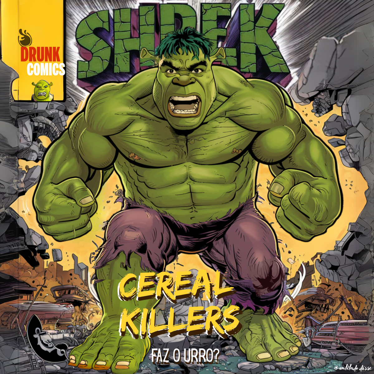 Nome do produto: Camiseta Cereal Killers – Faz o Urro?