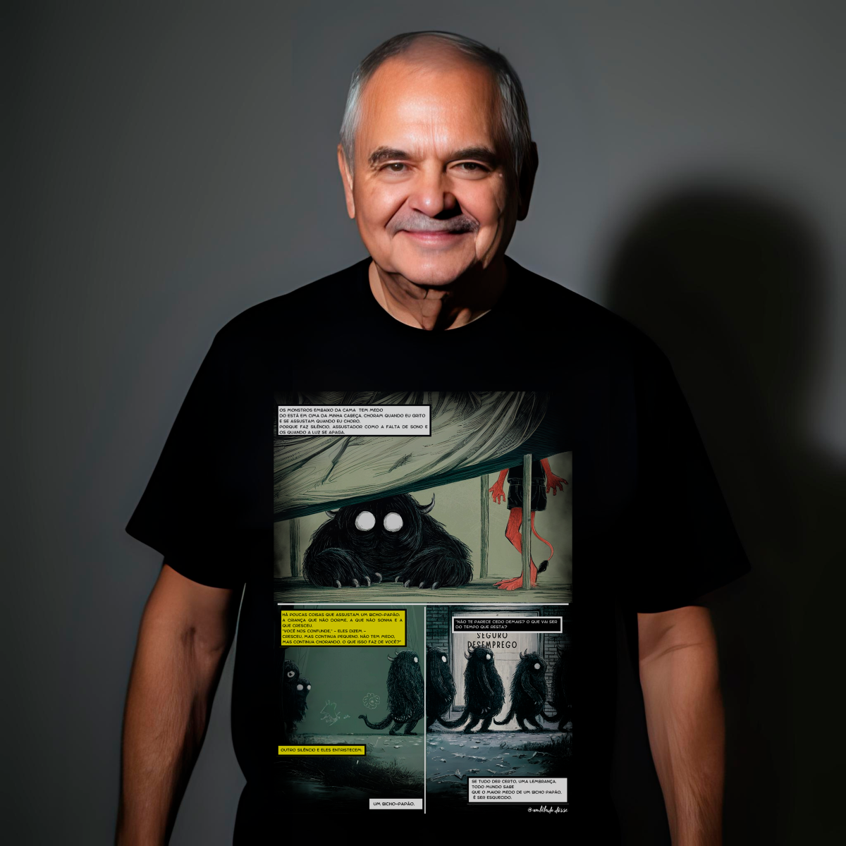 Nome do produto: Camiseta Bicho-Papão