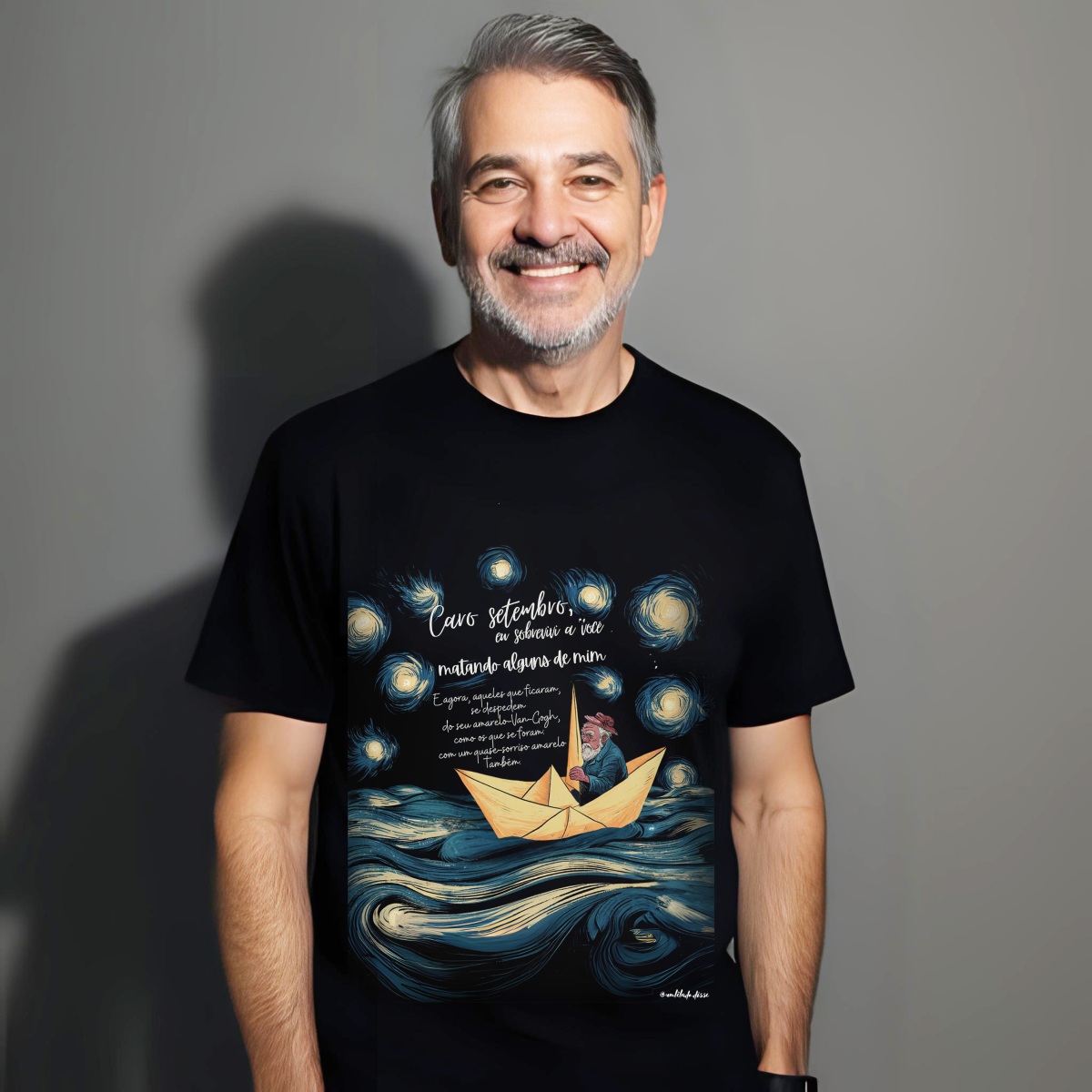 Nome do produto: Camiseta Setembro Amarelo-Van-Gogh