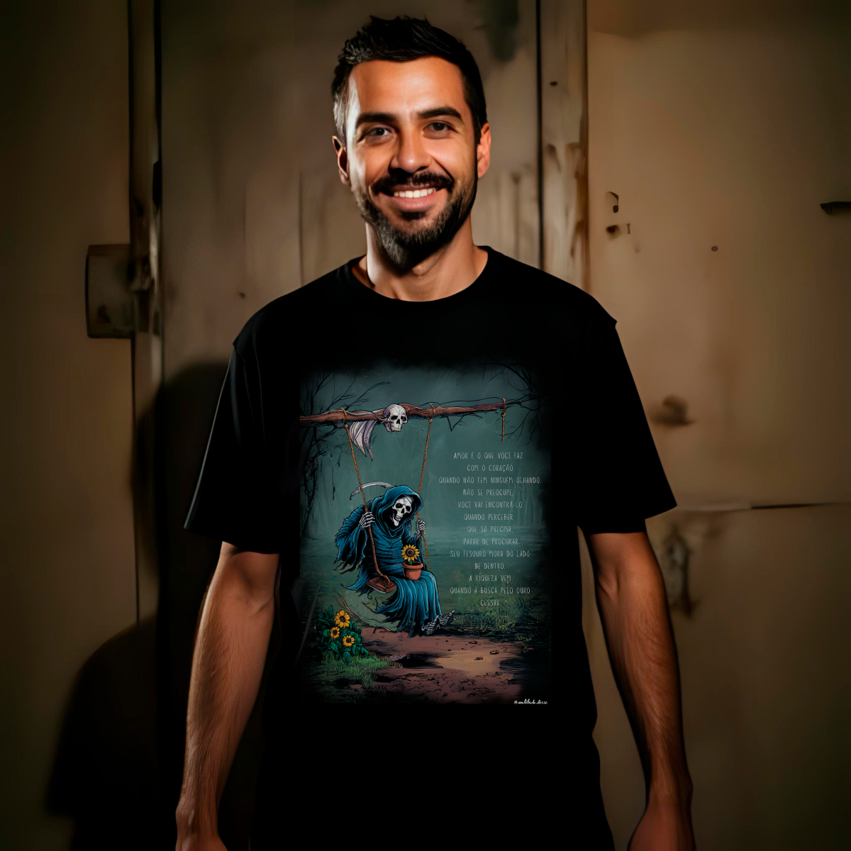 Nome do produto: Camiseta Senhora das Despedidas