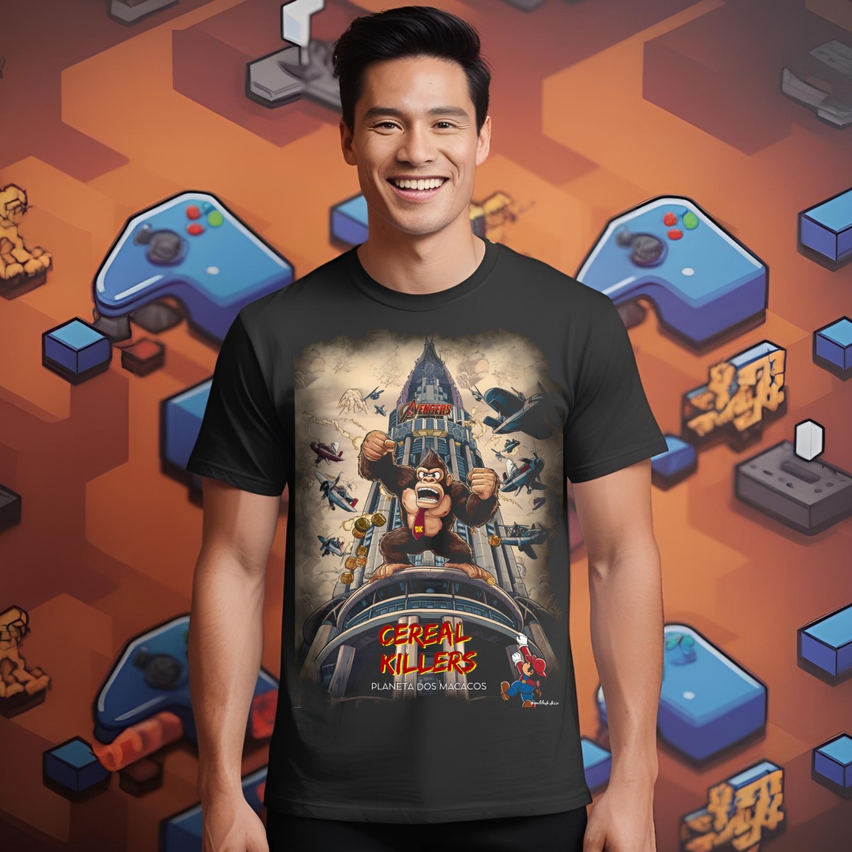 Nome do produto: Camiseta Cereal Killers – Planeta dos Macacos