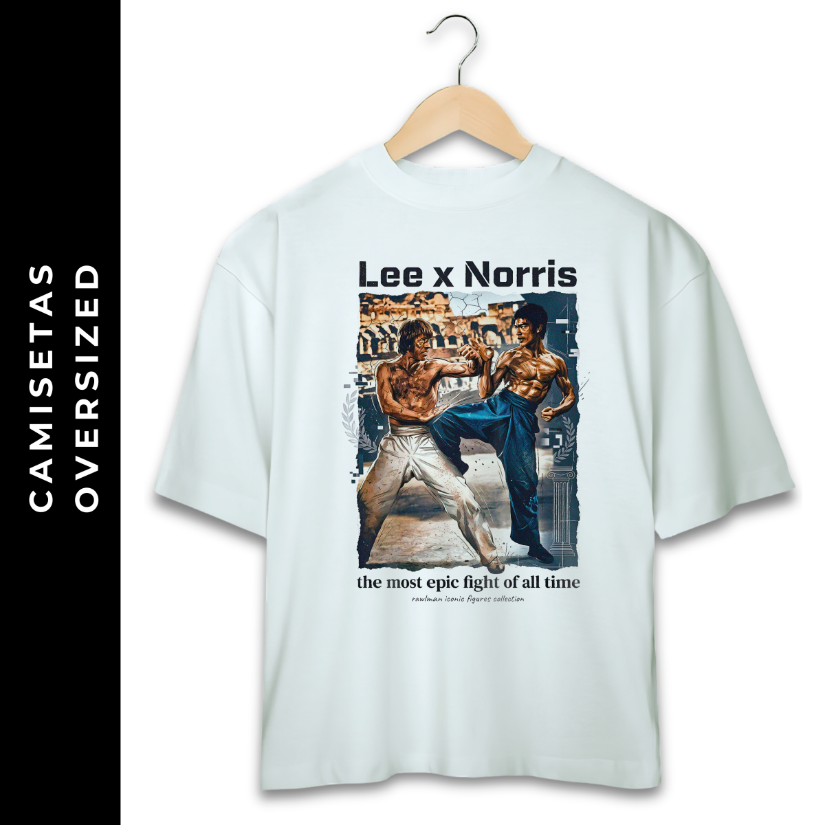 Oversized Chuck Norris vs Bruce Lee VI