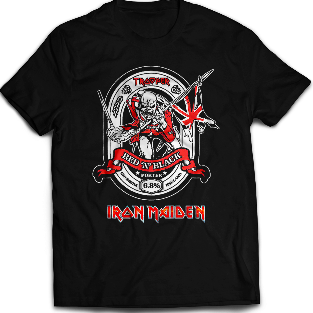 Iron Maiden - Red and White