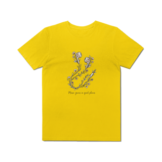 T-shirt Music Grows in Quiet Place