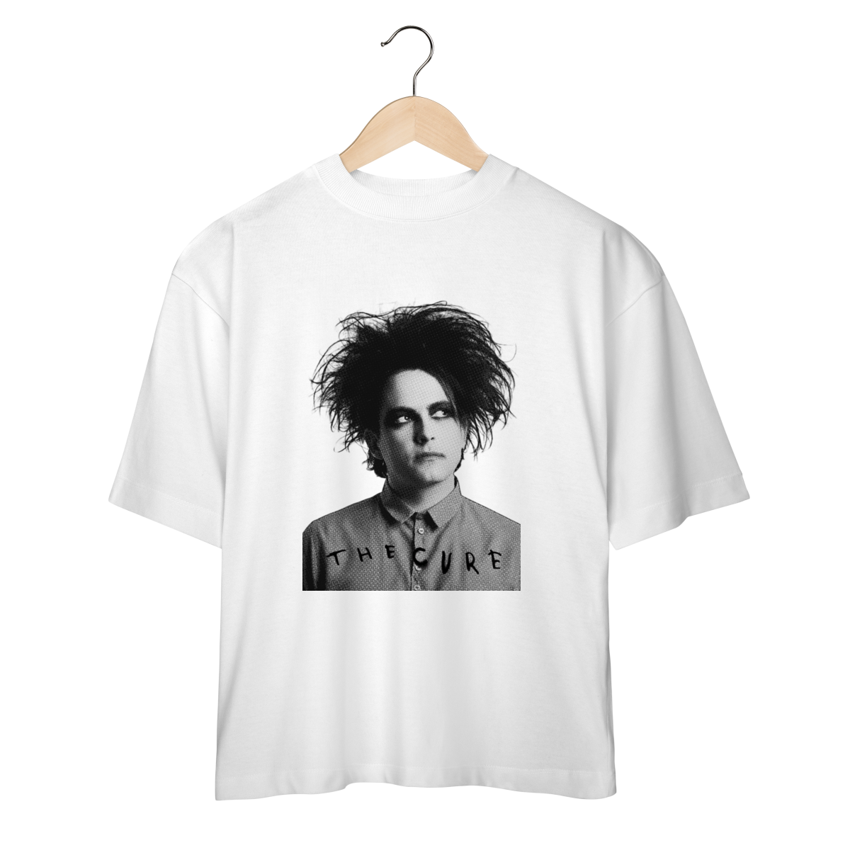 Camiseta Oversized The Cure - Robert Smith