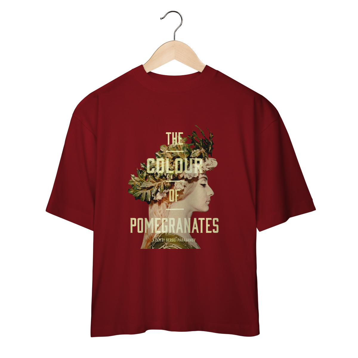 Camiseta Oversized - A Cor da Romã