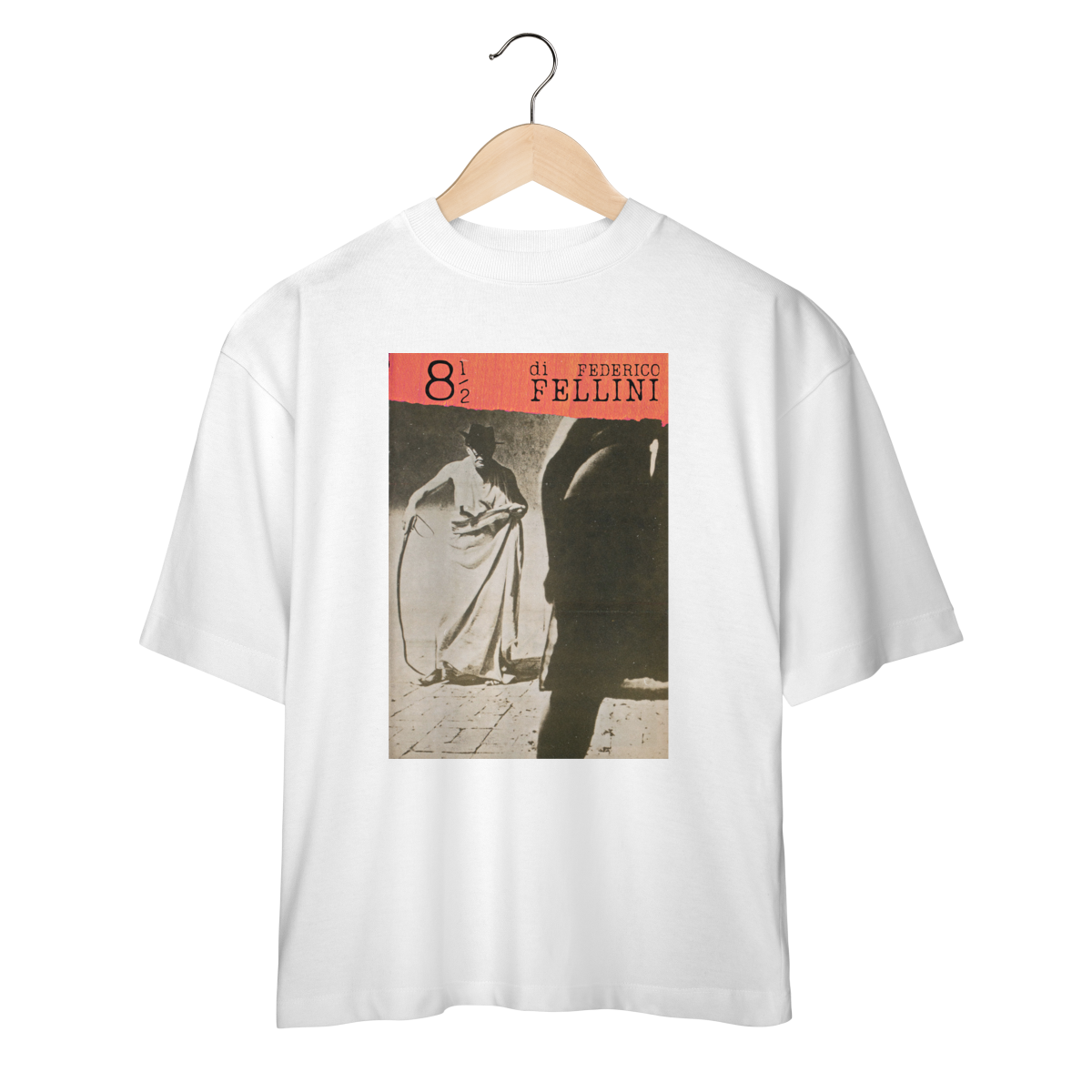 Camiseta Oversized Fellini Oito e Meio
