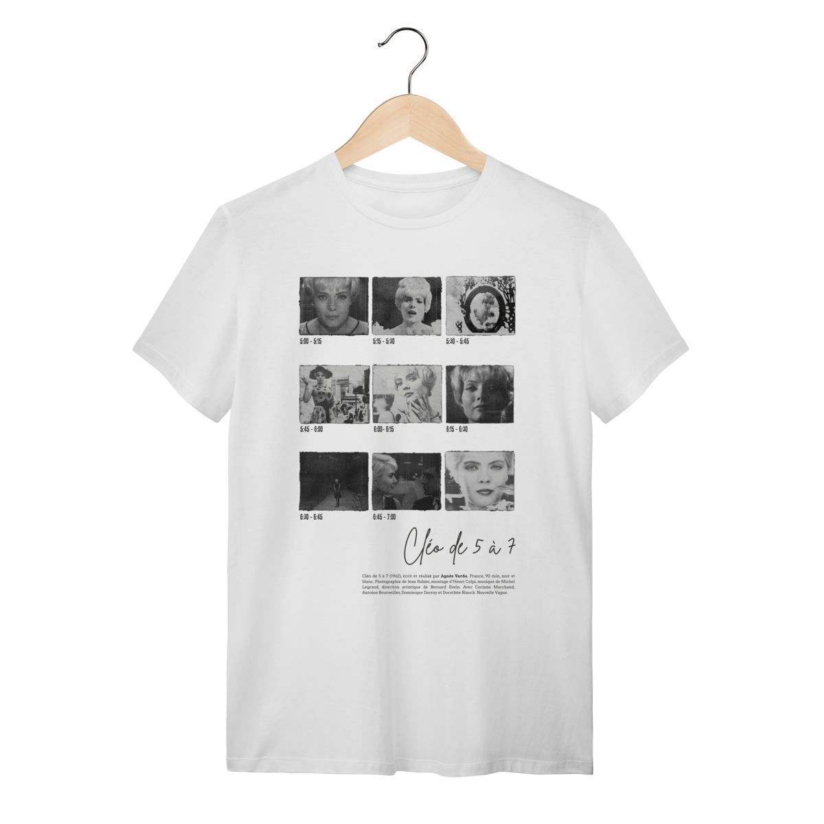 Camiseta Cléo das 5 às 7