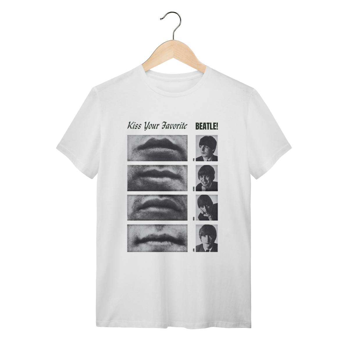 Camiseta Kiss Your Favorite Beatle
