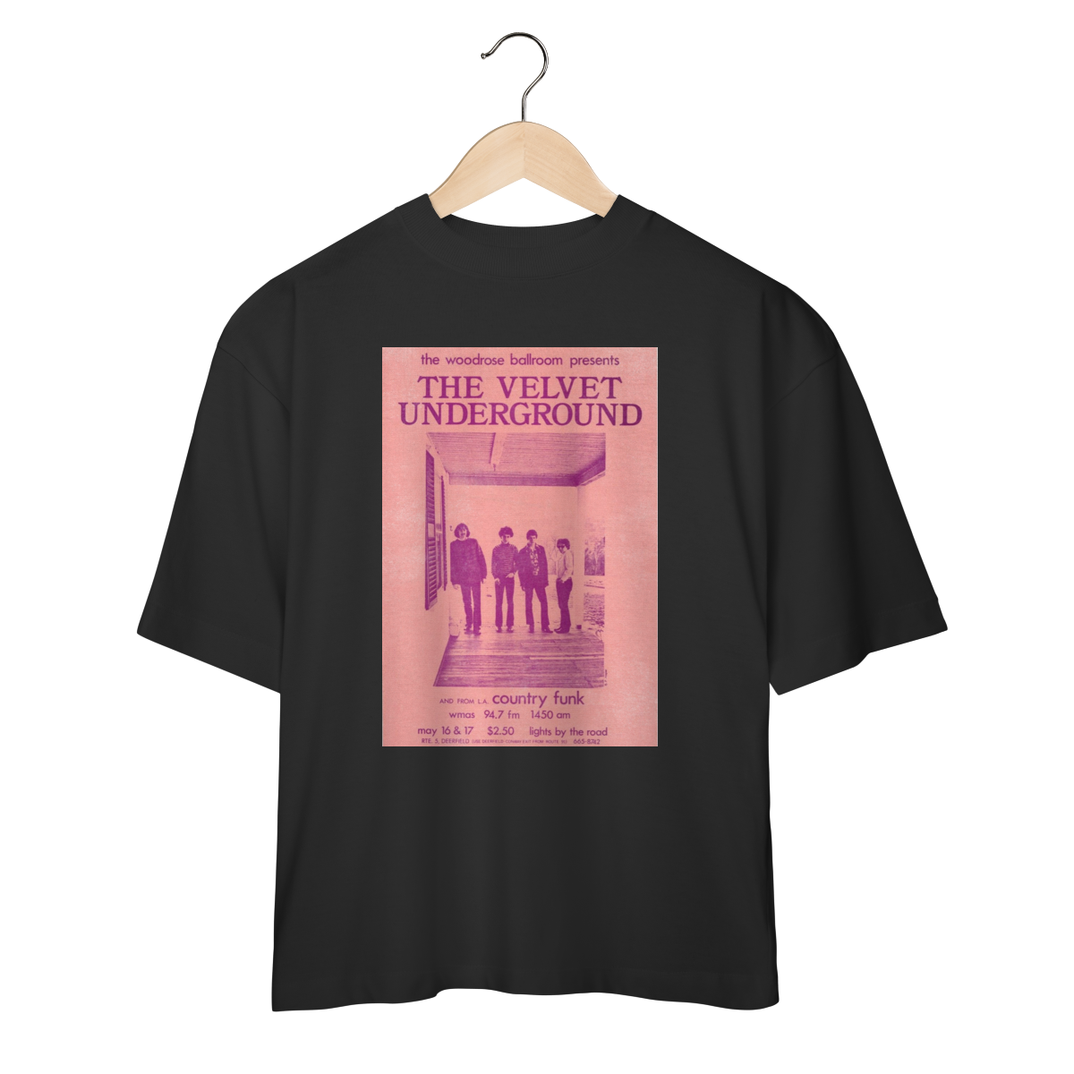 Camiseta Oversized The Velvet Underground Poster