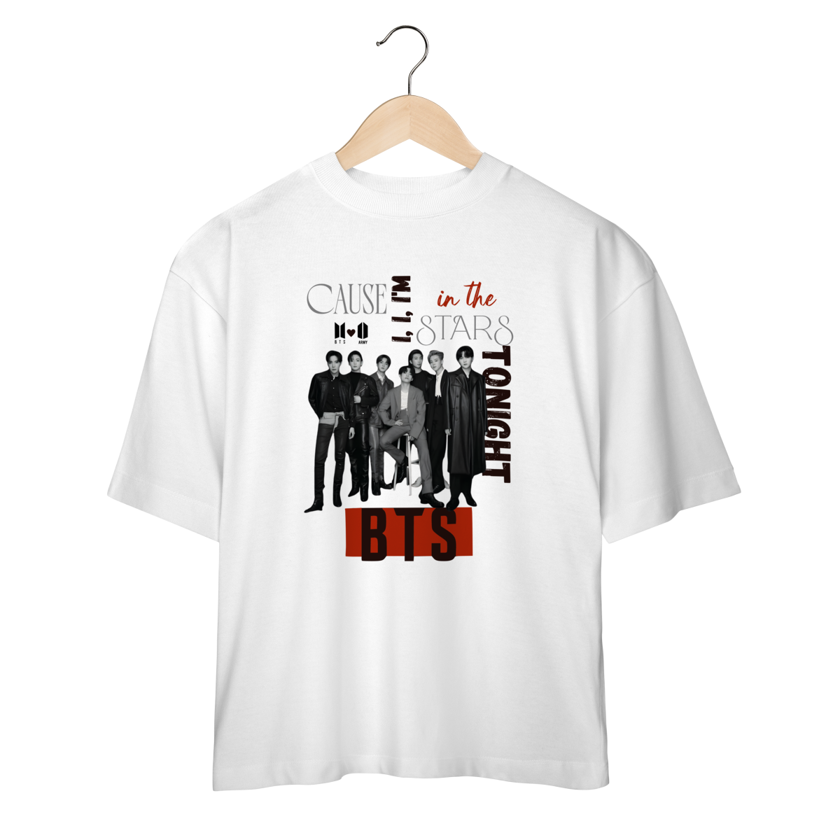 Camiseta Oversized BTS Dynamite