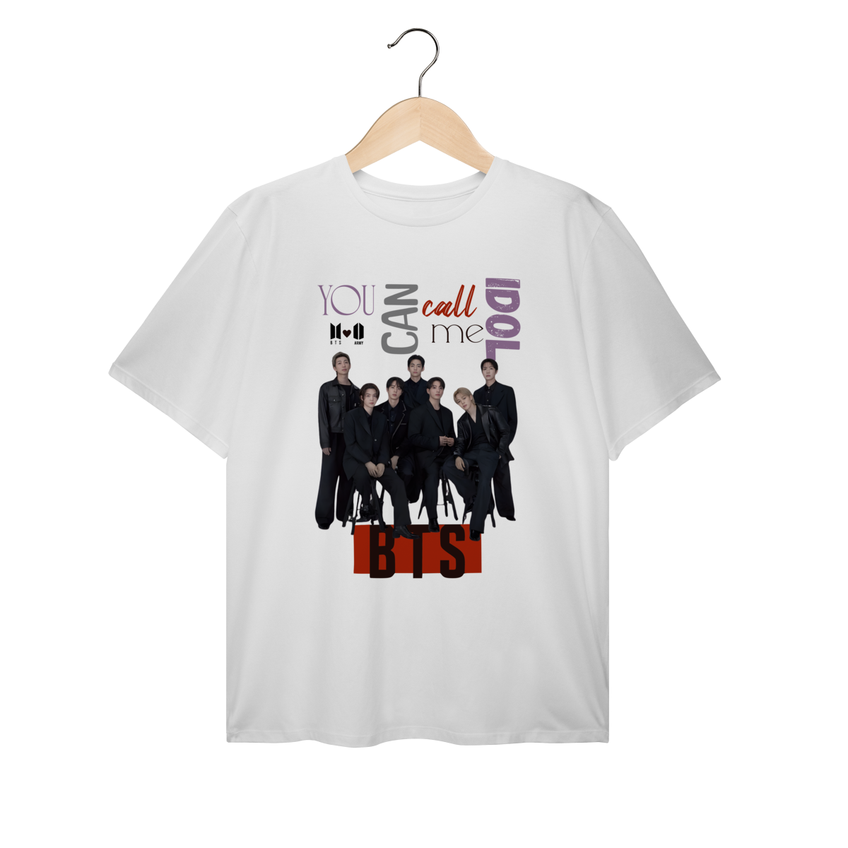 Camiseta Plus Size BTS Idol