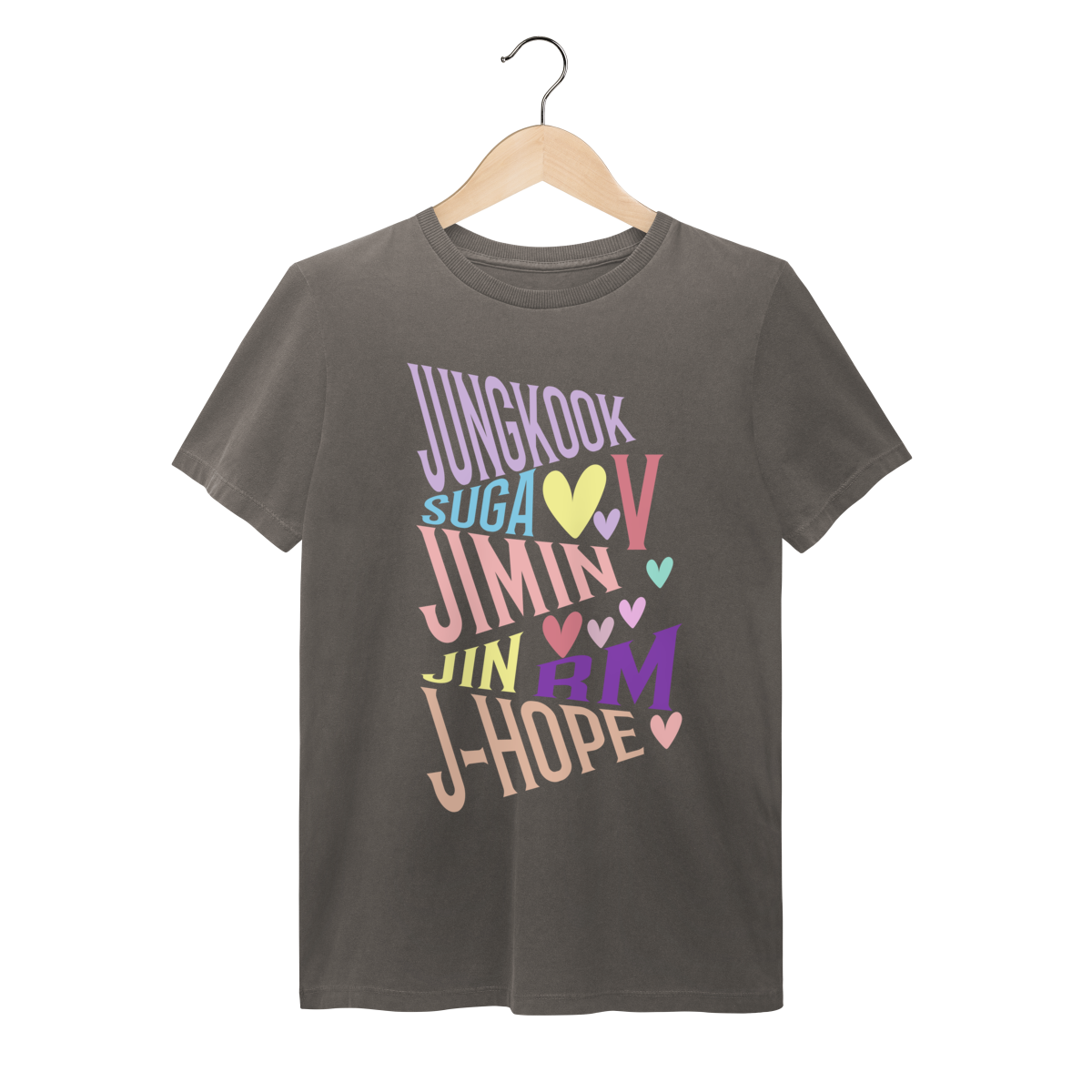 Camiseta Estonada BTS Names