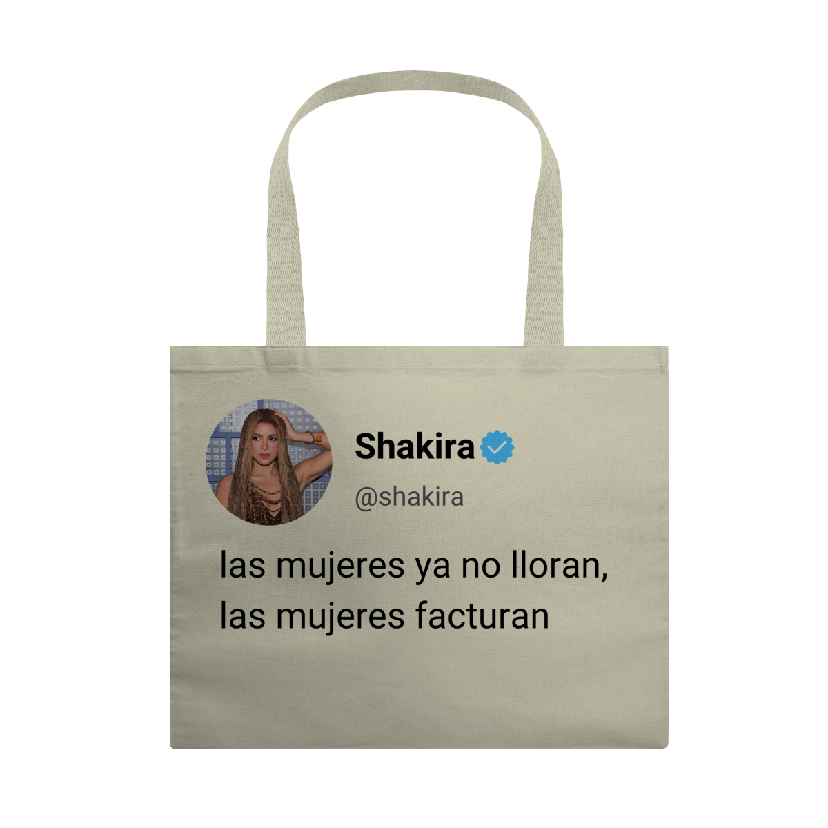 Ecobag Shakira las mujeres ya no lloran
