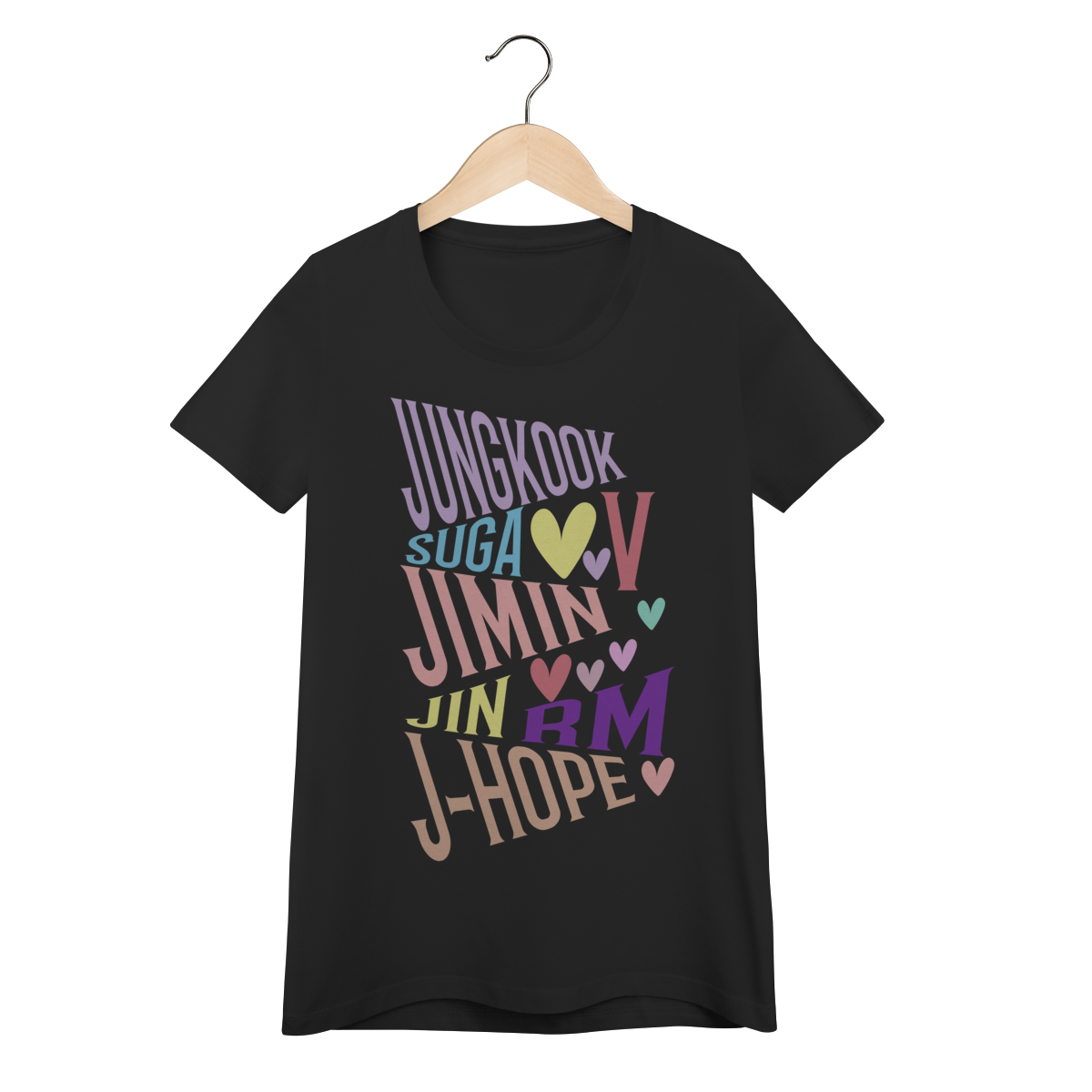 Baby Look Feminina BTS Names