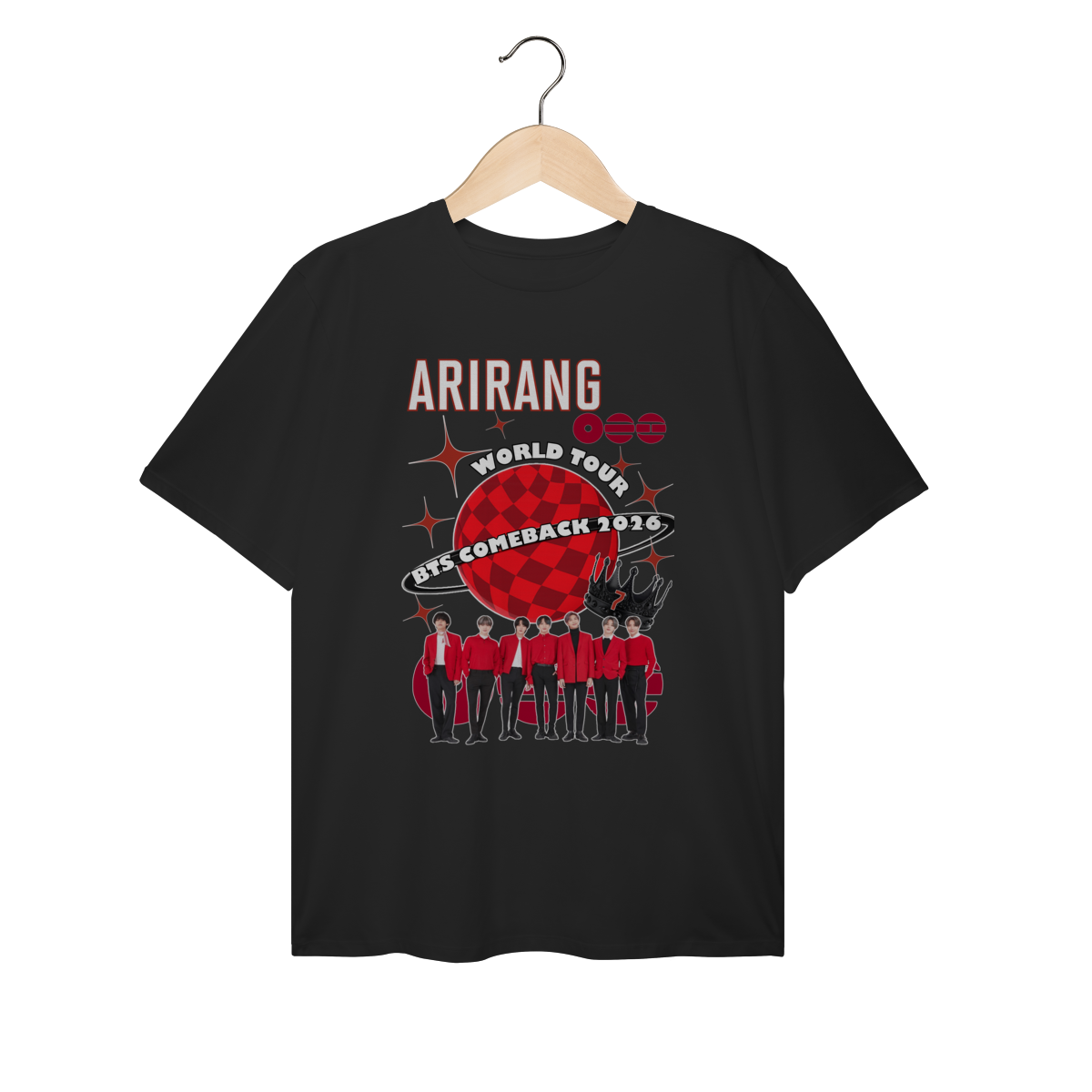 Camiseta Plus Size BTS Comeback 2026 Arirang