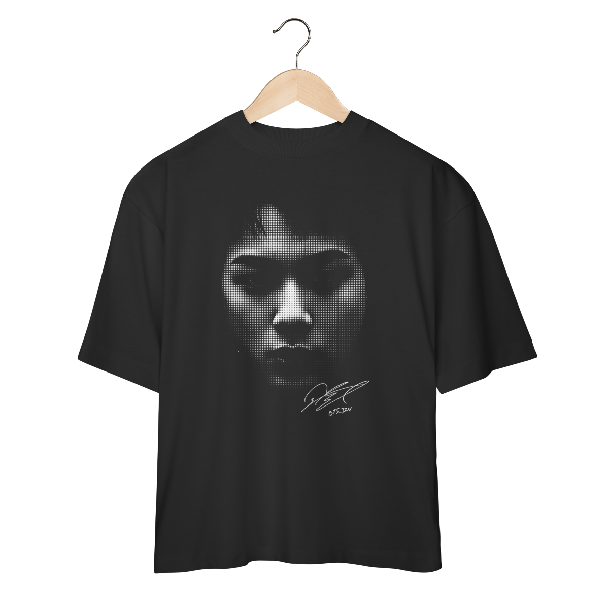 Camiseta Oversized BTS Big Head Kim Seokjin