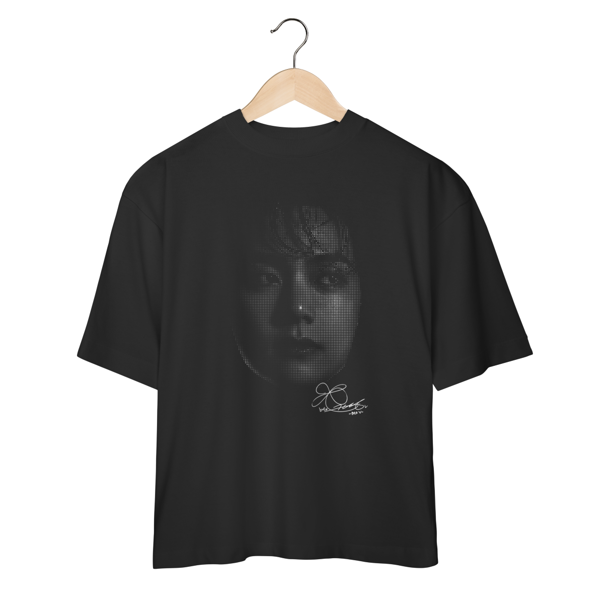 Camiseta Oversized BTS Big Head V Kim Tae-hyung