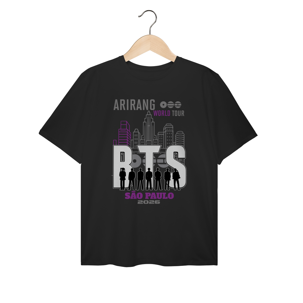 Camiseta Plus Size BTS Arirang São Paulo