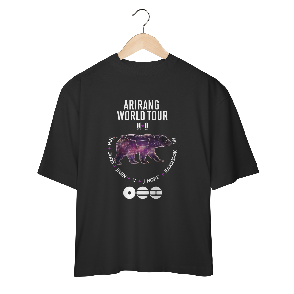 Camiseta Oversized BTS Arirang World Tour Ursa Major