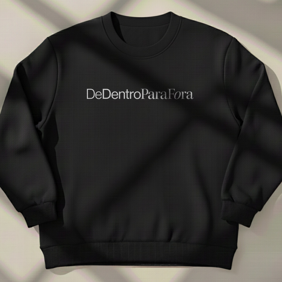 De dentro pra fora - Moletom fechado