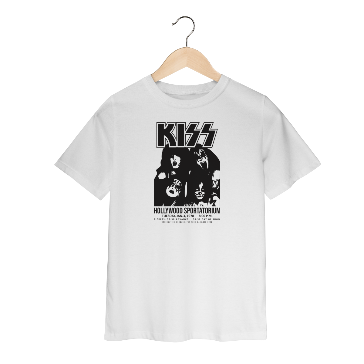 Camiseta Kiss Infantil - 2 a 8