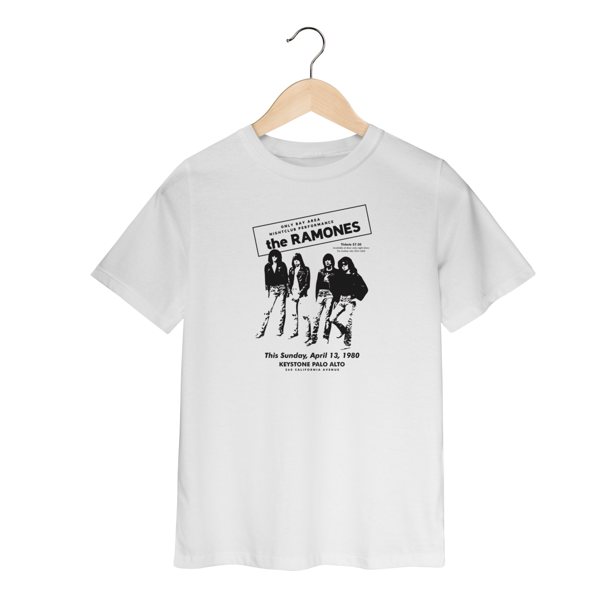 Camiseta Ramones Infantil - 2 a 8