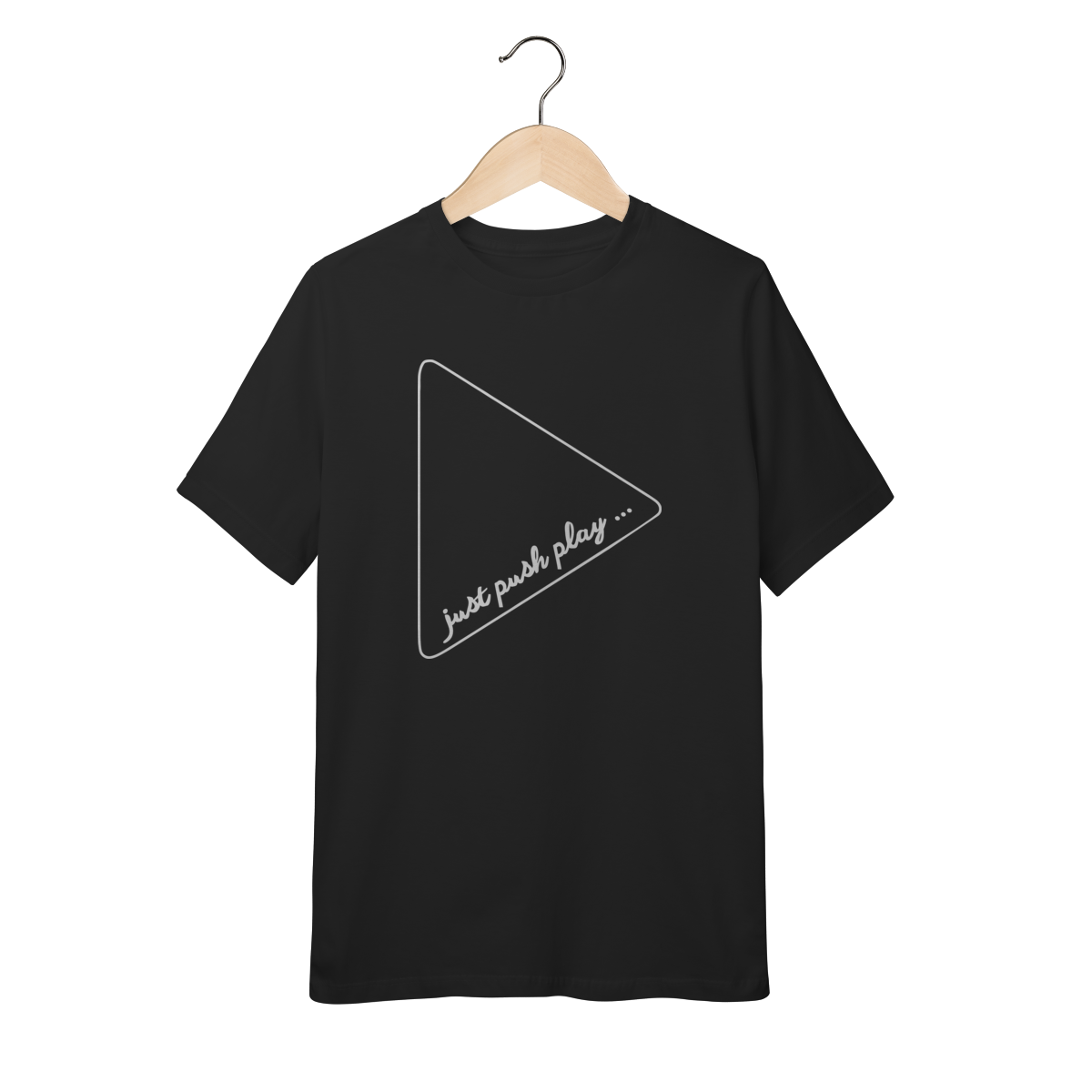 Camiseta Just Push Play ... Infantil - 10 a 14