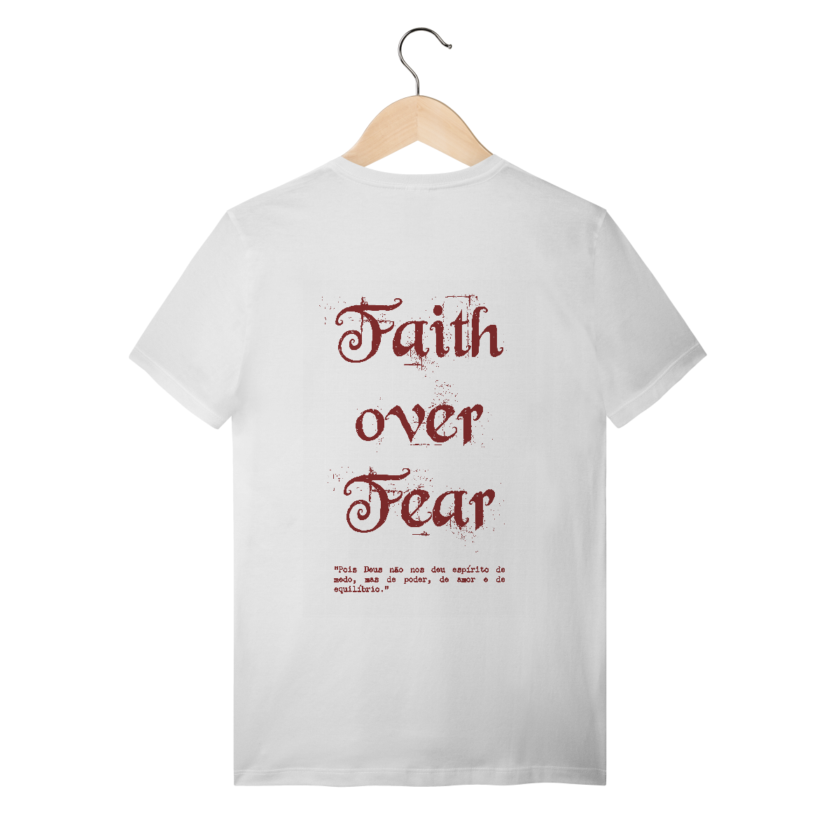 Faith over Fear 100% Algodão