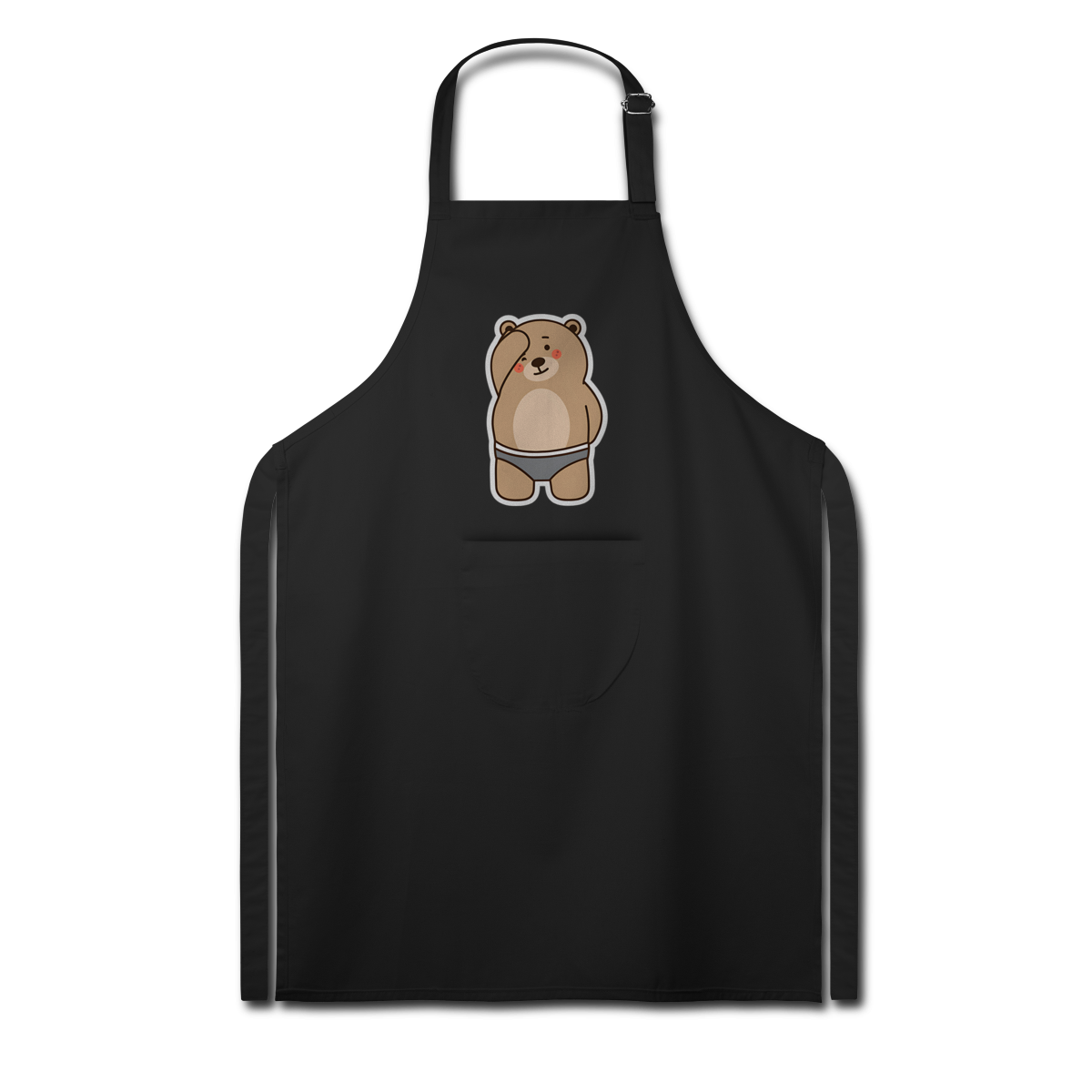  Avental ursinho de cueca